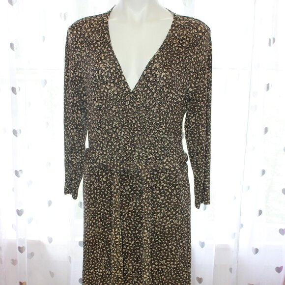 Chico's Dresses & Skirts - #507 Chico's Travelers Leopard Print Dress Size 2 (12)